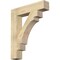 Ekena Millwork Merced Block Rough Sawn Bracket, Douglas Fir, 6"W x 32"D x 38"H BKT06X32X38MRC05RDF - alternate 1